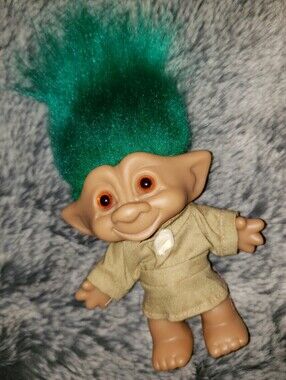 Ace Novelty Co. Troll Doll In Scout Outfit